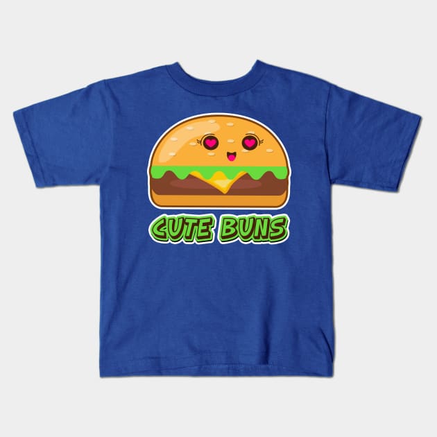 Cute Buns Kids T-Shirt by Toni Tees